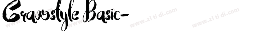 Gravostyle Basic字体转换